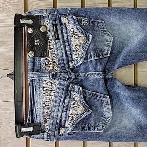Miss Me Girls Denim Jeans, Size 10 (inseam 22")